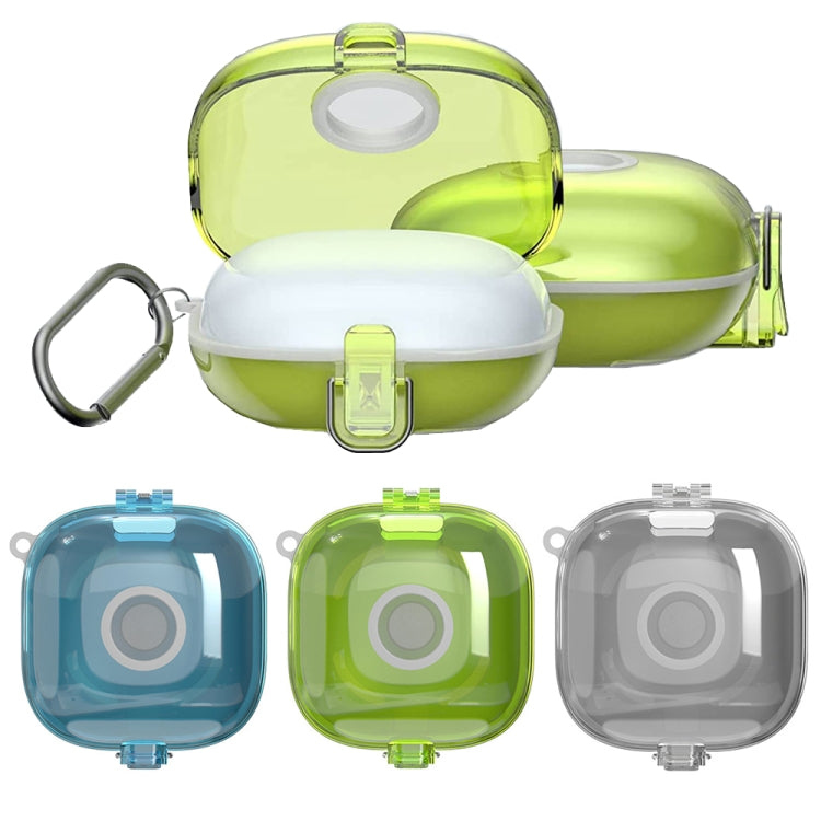 For Beats Fit Pro Transparent PC Hard Shell Earphone Protective Case with Lanyard(Transparent Yellow) - Other Case by PMC Jewellery | Online Shopping South Africa | PMC Jewellery | Buy Now Pay Later Mobicred