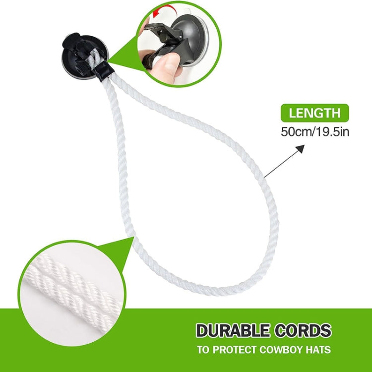 Car Cowboy Hat Rack Home Door Rear Hat Hook Holder, Color: White - Stowing Tidying by PMC TechLife | Online Shopping South Africa | PMC TechLife | Buy Now Pay Later Mobicred