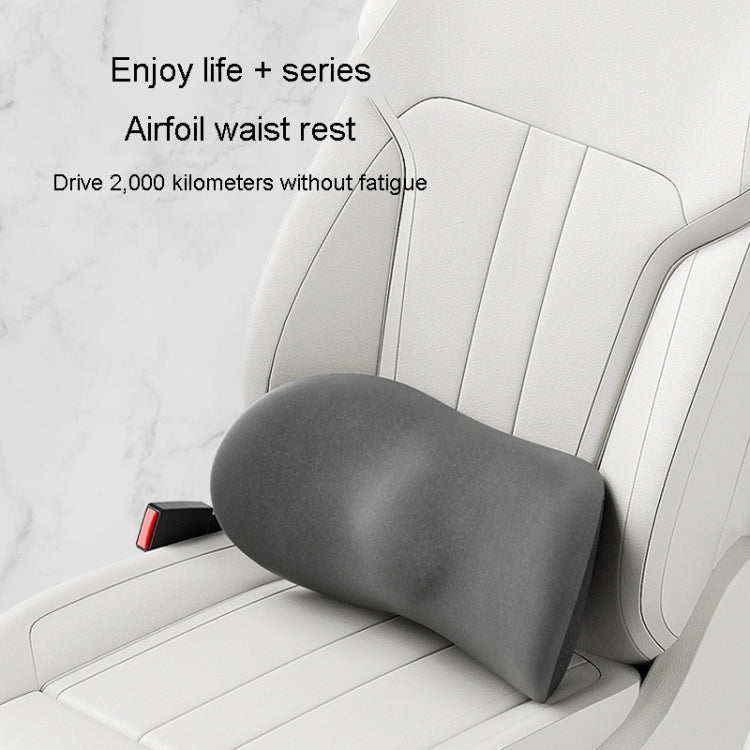 Car Cushion Driving Seat Cervical Support Backrest Pillow, Style: Waist Pad Black - Seat Accessories by PMC TechLife | Online Shopping South Africa | PMC TechLife | Buy Now Pay Later Mobicred
