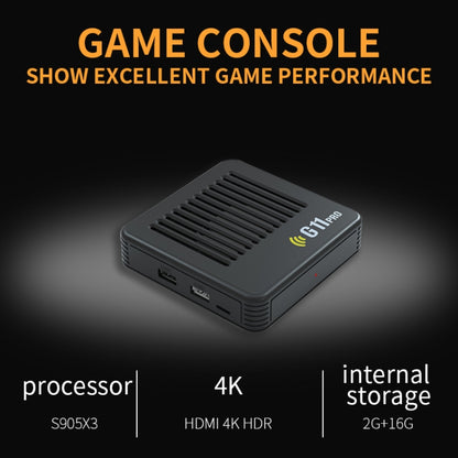 G11 PRO Game Machine TV Box Dual System HDMI HD 4K Retro Arcade, Style: 256G+Charging Handle - Pocket Console by PMC Jewellery | Online Shopping South Africa | PMC Jewellery | Buy Now Pay Later Mobicred