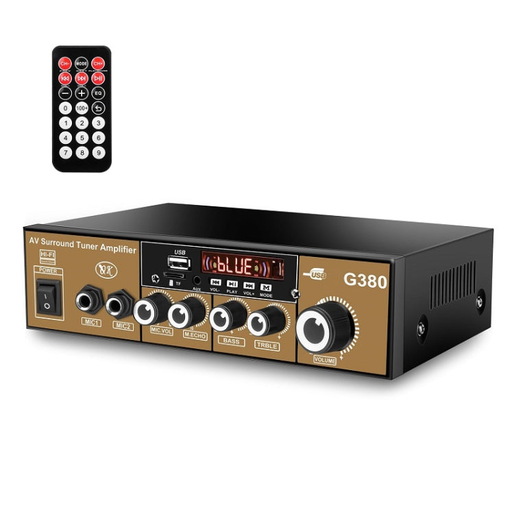 Car High-power Bluetooth Plug-in Card Digital Smart Amplifier(EU Plug) - Car Amplifiers by PMC TechLife | Online Shopping South Africa | PMC TechLife | Buy Now Pay Later Mobicred