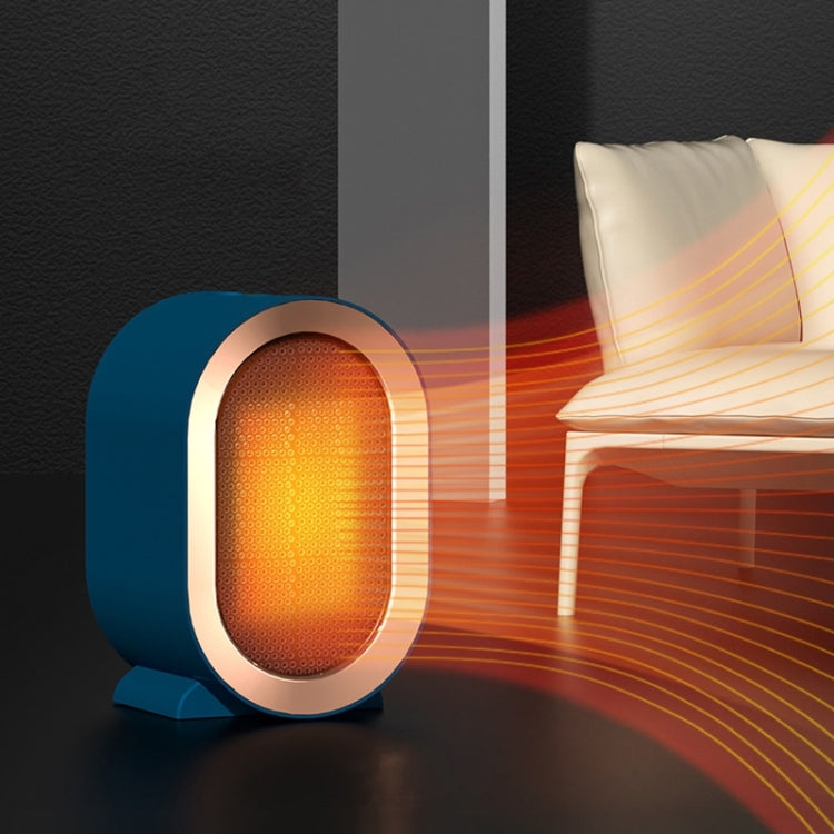 Small Desktop Electric Heater Home PTC Instant Energy-saving Heater, Spec: UK Plug(Blue) - Electric Heaters by PMC TechLife | Online Shopping South Africa | PMC TechLife | Buy Now Pay Later Mobicred