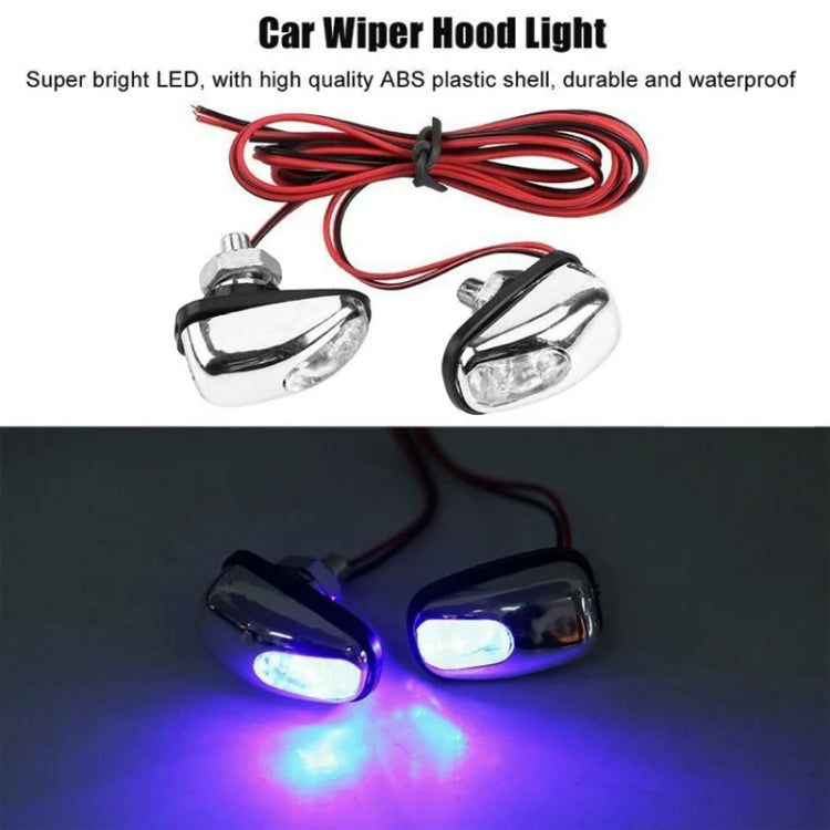 Car Wiper Sprayer Spray Decorative Lamp LED Hood Spray Lights(Colorful) - Decorative Lights by PMC TechLife | Online Shopping South Africa | PMC TechLife | Buy Now Pay Later Mobicred