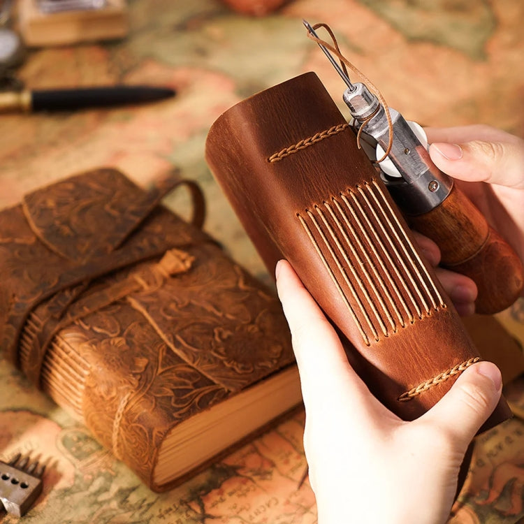 Genuine Leather Retro Notebook Diary Thickened Sketchbook Notepad(Crazy Horse Brown) - Notebooks by PMC TechLife | Online Shopping South Africa | PMC TechLife