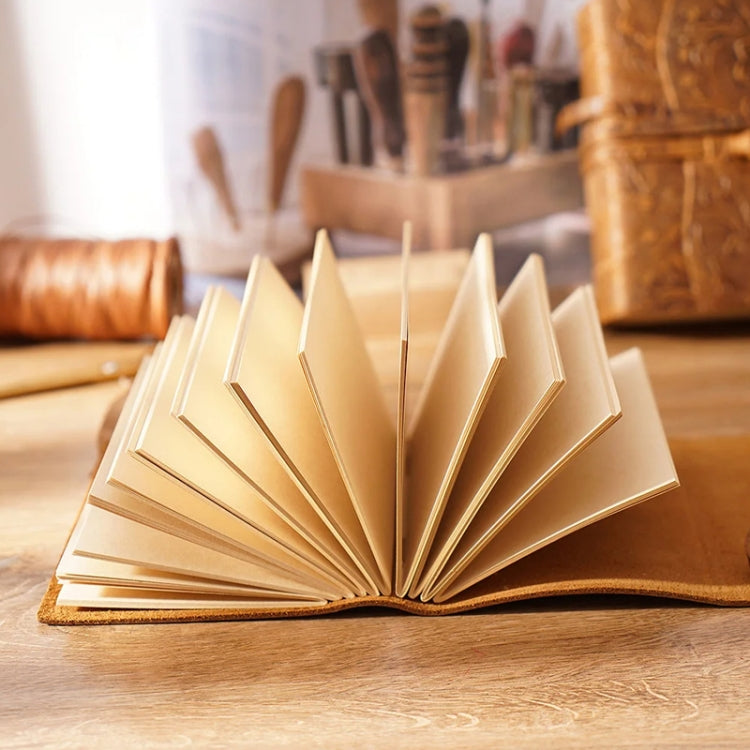 Genuine Leather Retro Notebook Diary Thickened Sketchbook Notepad(Crazy Horse Brown) - Notebooks by PMC TechLife | Online Shopping South Africa | PMC TechLife