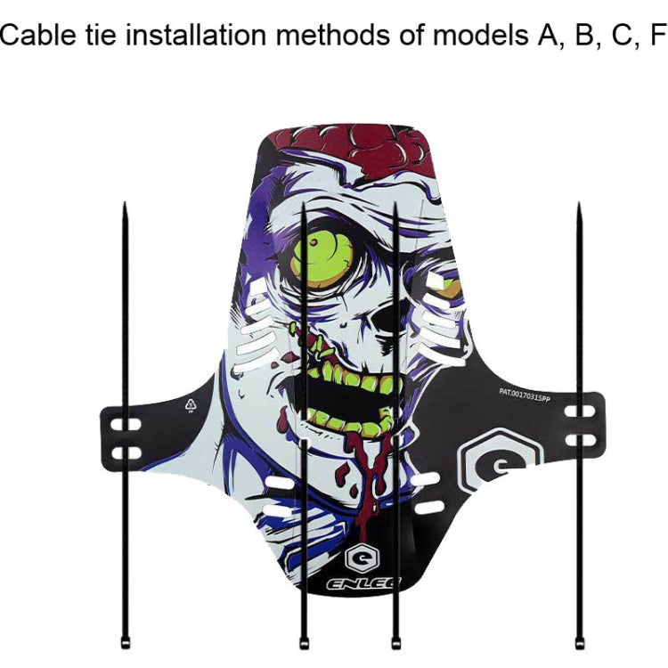 ENLEE E19001 Bicycle Front And Rear Universal Fenders Mountain Bike Mini Shield, Model: C Model - Mudguards by ENLEE | Online Shopping South Africa | PMc TechLife | Buy Now Pay Later Mobicred