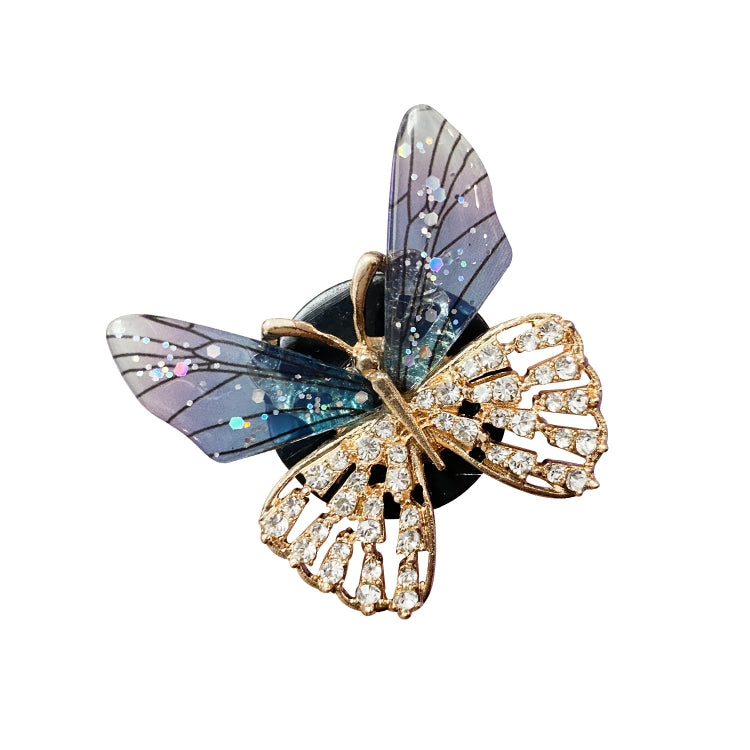 3pcs/set Metal Butterfly Dragonfly Bee Car Air Vent Aromatherapy Decorative Clip(Blue) - free shipping - PMC TechLife - Order now!