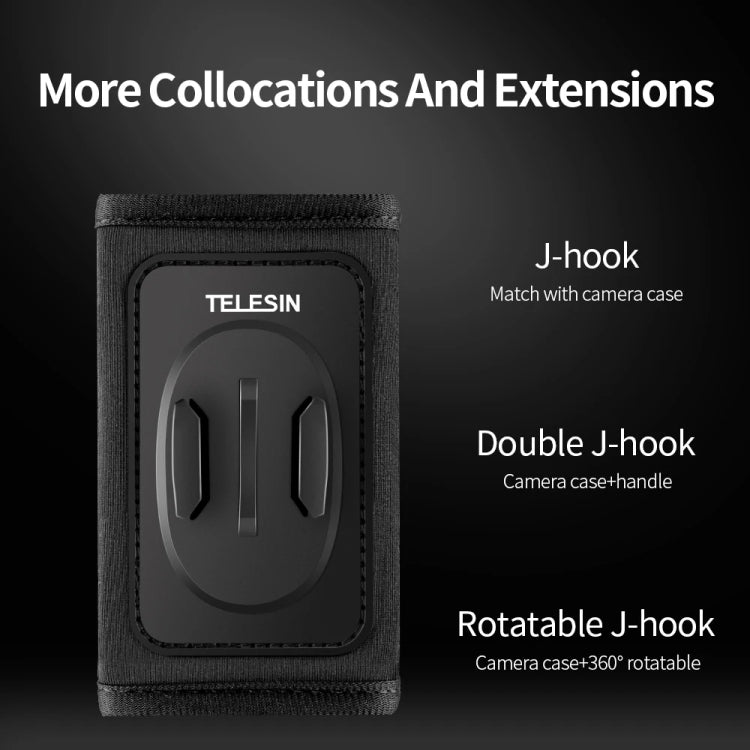 TELESIN Backpack Shoulder Strap Bracket Mount for GoPro Hero / Insta360 /  SJCAM / DJI Action Accessories, Spec: Set B - Backpack Clip by TELESIN | Online Shopping South Africa | PMC TechLife | Buy Now Pay Later Mobicred