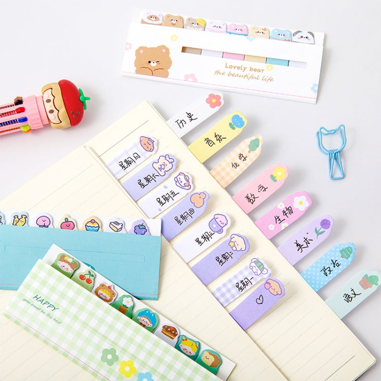 120sheets /Set Kawaii Sticky Tab Note Page Marker Writable and Repositionable File Flags, Spec:  Cat - Memo Paper by PMC TechLife | Online Shopping South Africa | PMC TechLife | Buy Now Pay Later Mobicred