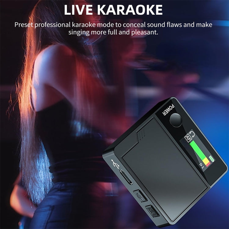 A9 Mobile Phone Computer Live Recording Mini Color Screen Display Sound Card Voice Changer, Spec: English - Live Sound Effects Processors by PMC TechLife | Online Shopping South Africa | PMC TechLife | Buy Now Pay Later Mobicred