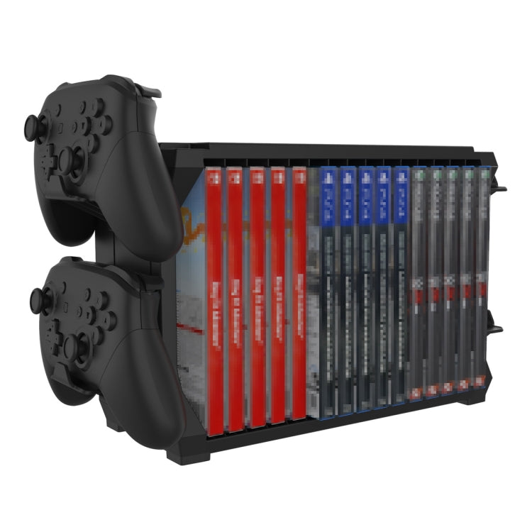 DOBE HHC-P5028 Multi-functional Console Disk Organizer Gamepad Storage Stand For PS5 / Switch / Xbox Series S / Xbox Series X - Holder by DOBE | Online Shopping South Africa | PMC Jewellery | Buy Now Pay Later Mobicred