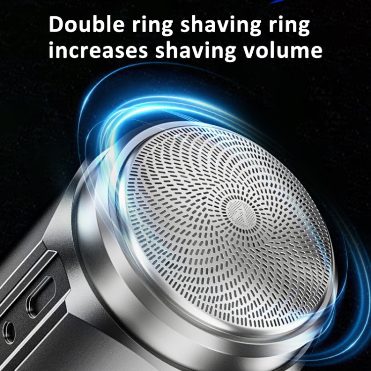 Smart Digital Display Electric Shaver Rechargeable Pocket Razor, Spec: Suspension Knife Net Black - Electric Shavers by PMC TechLife | Online Shopping South Africa | PMC TechLife | Buy Now Pay Later Mobicred