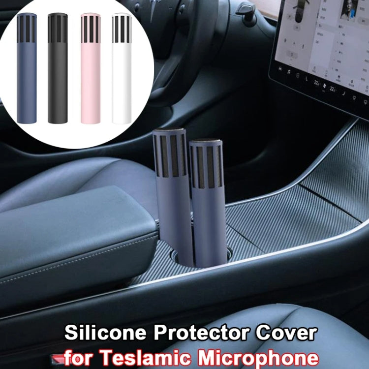 For Teslamic Microphone 1pair Silicone Protective Case Wireless Mic Cover(Advanced Gray) - free shipping - PMC Jewellery - Order now!