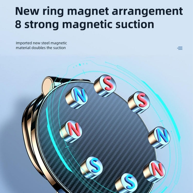 Magnetic Car Mobile Phone Adhesive Folding Navigation Holder(Silver) - Car Holders by PMC TechLife | Online Shopping South Africa | PMC TechLife | Buy Now Pay Later Mobicred