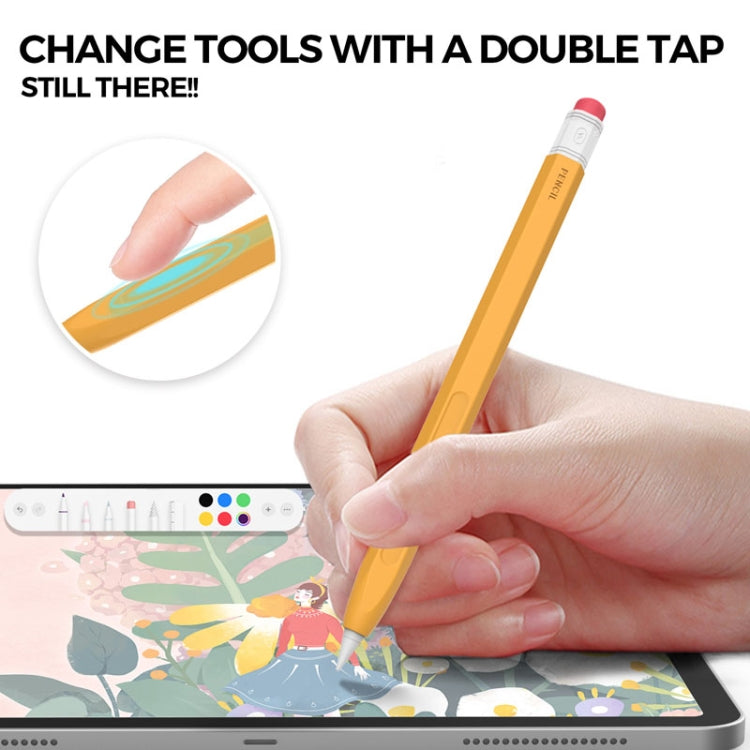 For Apple Pencil 2 AhaStyle PT180-2 Retro Stylus Protective Case Drop Proof Capacitive Pen Cover(Purple) - free shipping - PMC Jewellery - Order now!