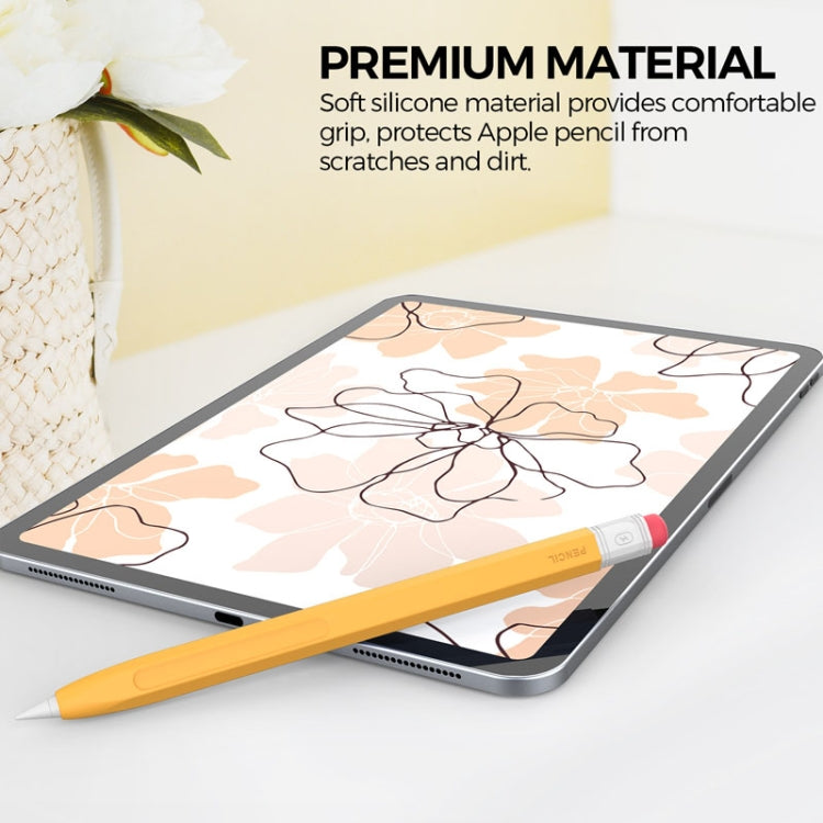 For Apple Pencil 2 AhaStyle PT180-2 Retro Stylus Protective Case Drop Proof Capacitive Pen Cover(Purple) - free shipping - PMC Jewellery - Order now!