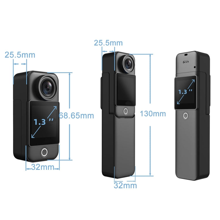 4K/30FPS 5G/2.4G HD Night Video Outdoor Waterproof Riding Record Thumb Camera, Spec: Battery White - Video Cameras by PMC TechLife | Online Shopping South Africa | PMC TechLife | Buy Now Pay Later Mobicred