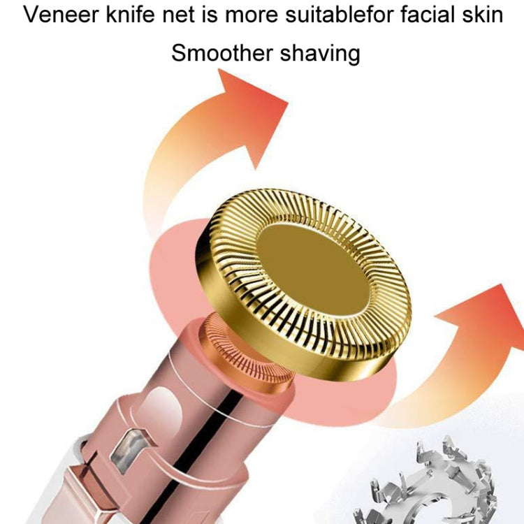 2 In 1 Electrical Eyebrow Trimmer Ladies Shaver Eyebrow Shapers, Model: USB Charging White - Hair Removal by PMC TechLife | Online Shopping South Africa | PMC TechLife | Buy Now Pay Later Mobicred