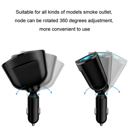 Dual USB Type-C Real-time Digital Display Cigarette Lighter Expansion Car Charger, Model: 66W Dual A+C - Car Charger by PMC Jewellery | Online Shopping South Africa | PMC Jewellery | Buy Now Pay Later Mobicred