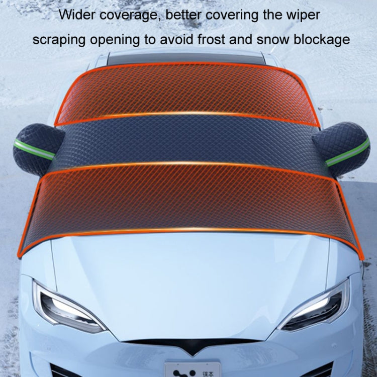 Car Front Windshield Snow and Anti-freeze Thickened Car Cover, Size: Black Red Sedan - Window Foils & Solar Protection by PMC TechLife | Online Shopping South Africa | PMC TechLife | Buy Now Pay Later Mobicred