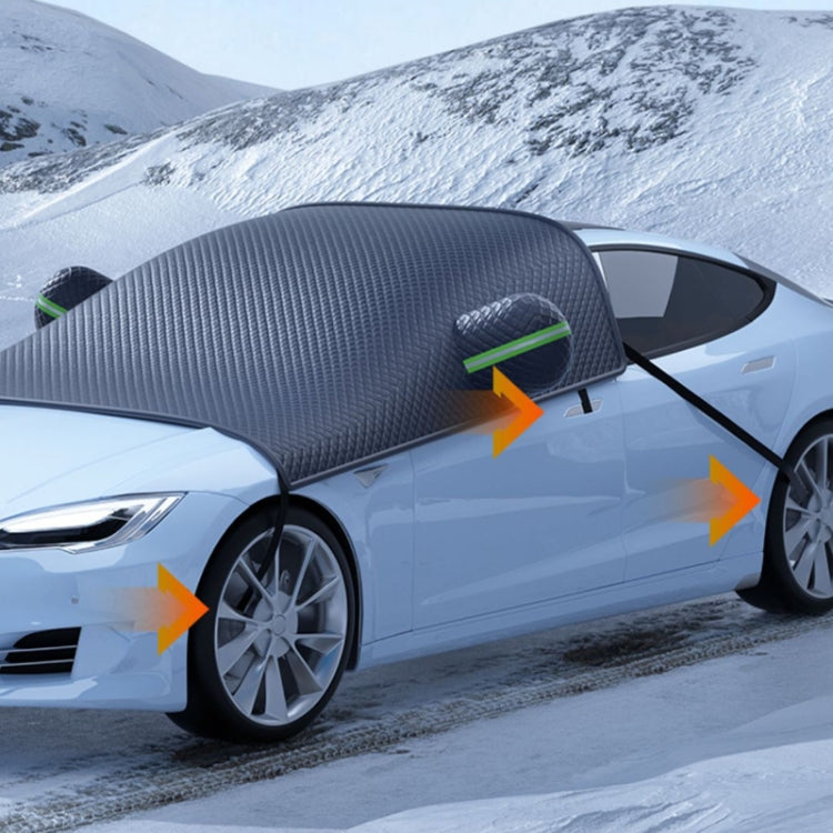 Car Front Windshield Snow and Anti-freeze Thickened Car Cover, Size: Black Yellow SUV - Window Foils & Solar Protection by PMC TechLife | Online Shopping South Africa | PMC TechLife | Buy Now Pay Later Mobicred
