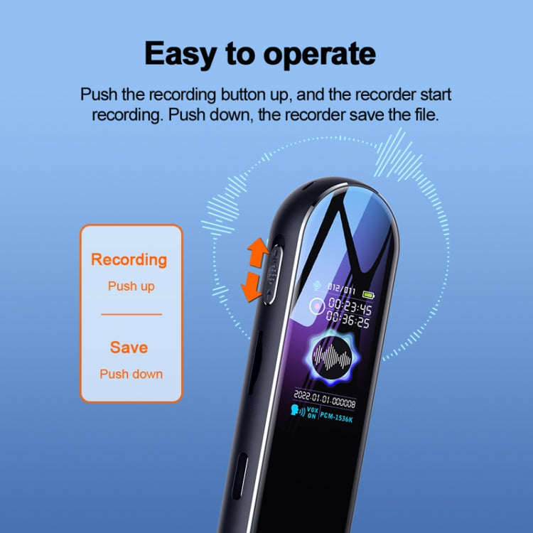 Q53 Ultra Long Standby Timer Voice Recorder HD Noise Canceling Recording Device, Size: No Memory(Black) - Recording Pen by PMC TechLife | Online Shopping South Africa | PMC TechLife | Buy Now Pay Later Mobicred