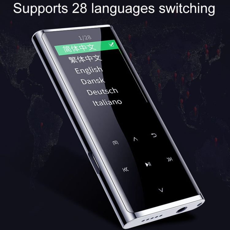 M27 1.8 Inch Bluetooth MP3/MP4 Music Player E-Book Recorder, Size: 8GB(Black) - MP3 Player by PMC TechLife | Online Shopping South Africa | PMC TechLife | Buy Now Pay Later Mobicred