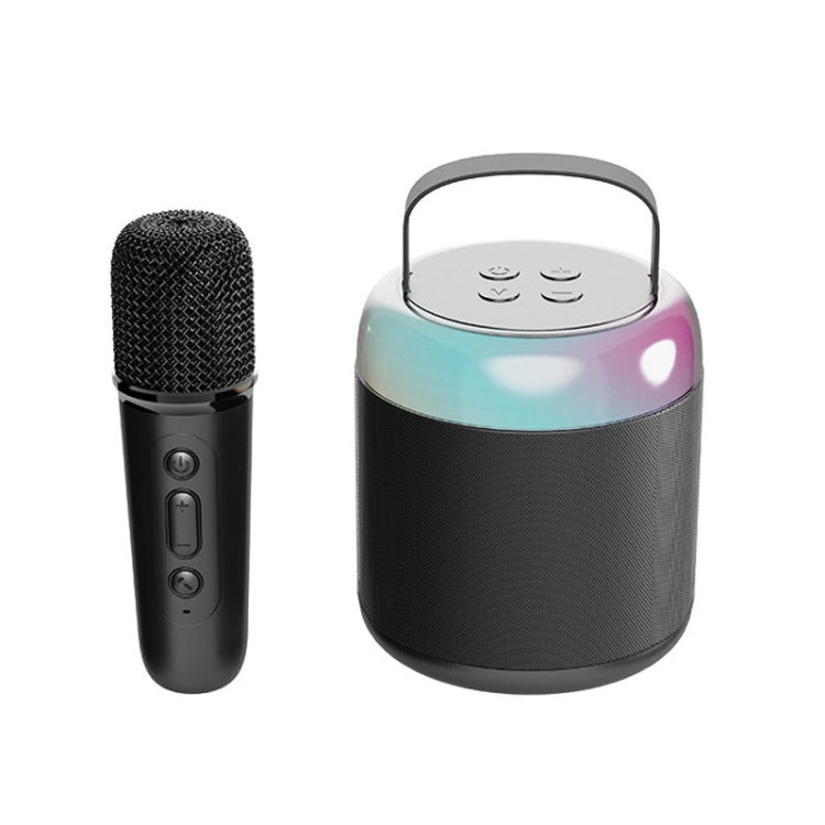 Home Portable Bluetooth Speaker Small Outdoor Karaoke Audio, Color: Y2 Black(Monocular wheat) - Microphone by PMC Jewellery | Online Shopping South Africa | PMC Jewellery | Buy Now Pay Later Mobicred