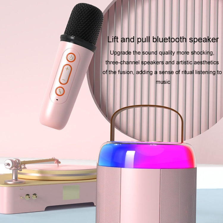 Home Portable Bluetooth Speaker Small Outdoor Karaoke Audio, Color: Y1 Black(Monocular wheat) - Microphone by PMC TechLife | Online Shopping South Africa | PMC TechLife | Buy Now Pay Later Mobicred
