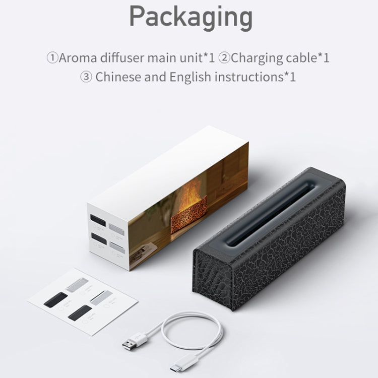 Lava Flame Aromatherapy Machine Air Atomizing Humidifier With Colorful Light, Model: DQ709 PRO  Black - free shipping - PMC TechLife - Order now!