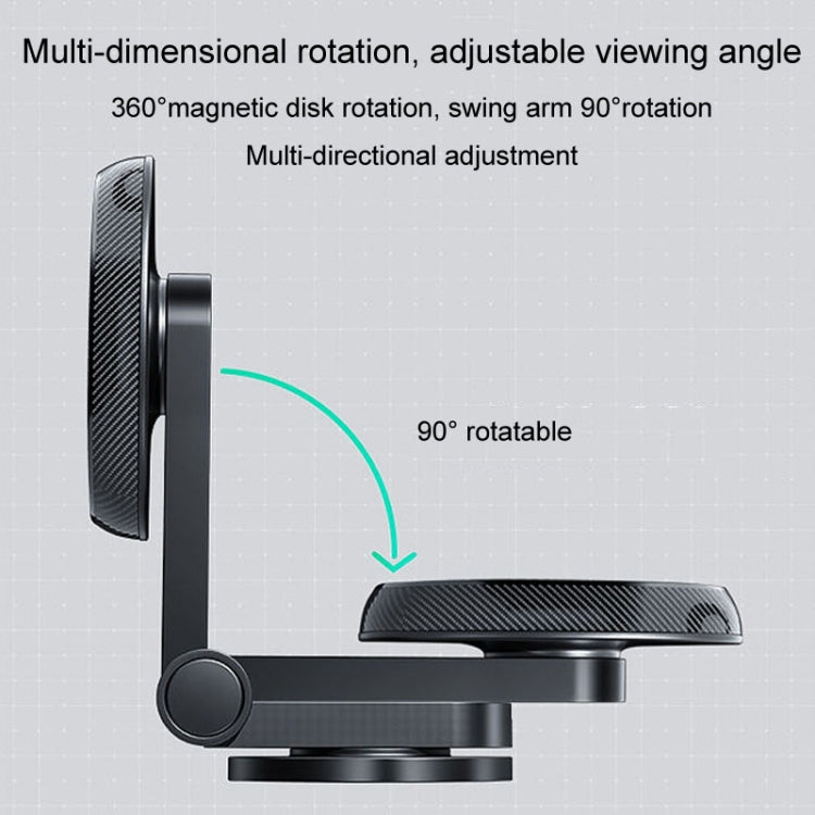 Magnetic Car Bracket Sticky Car Dashboard Cell Phone Navigation Stand(Black) - Car Holders by PMC Jewellery | Online Shopping South Africa | PMC Jewellery | Buy Now Pay Later Mobicred