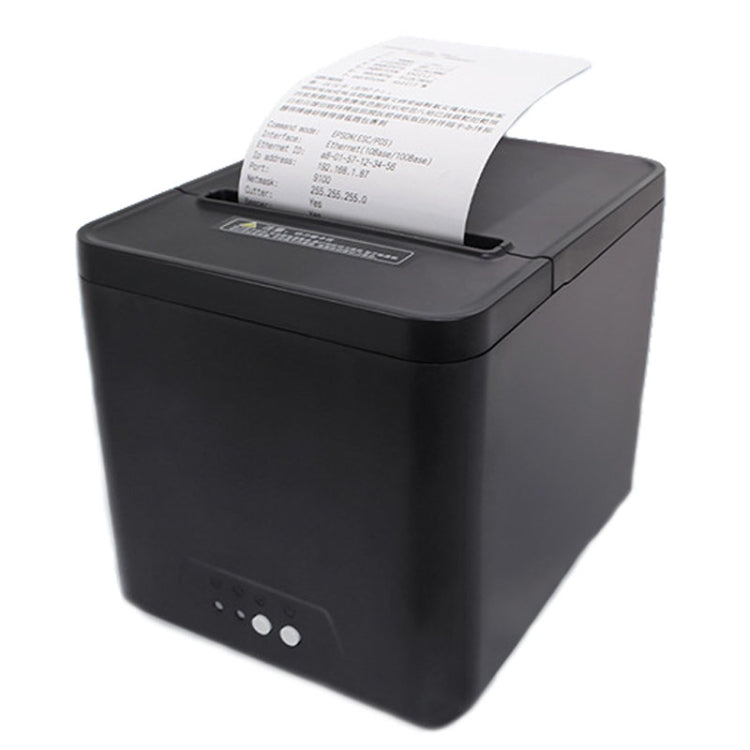 80mm USB+Network Port Thermal Receipt Printer Store Cashier Printer(EU Plug) - Printer by PMC TechLife | Online Shopping South Africa | PMC TechLife | Buy Now Pay Later Mobicred