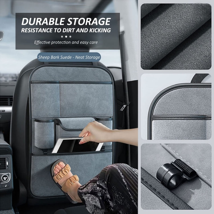 Multifunction Car Seat Back Storage Bag Seat Back Pocket Car Utility Storage Hanging Bag(Brown) - Stowing Tidying by PMC TechLife | Online Shopping South Africa | PMC TechLife | Buy Now Pay Later Mobicred