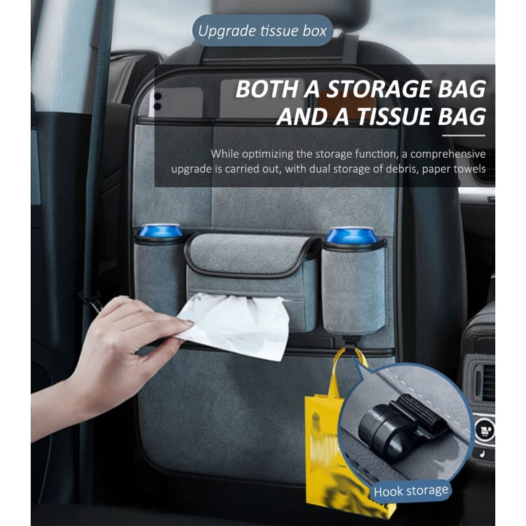 Multifunction Car Seat Back Storage Bag Seat Back Pocket Car Utility Storage Hanging Bag(Brown) - Stowing Tidying by PMC TechLife | Online Shopping South Africa | PMC TechLife | Buy Now Pay Later Mobicred