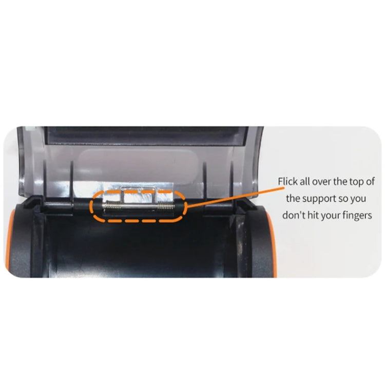 58mm Portable Logistics Takeaway Receipt Bluetooth Thermal Printer(UK Plug) - Printer by PMC TechLife | Online Shopping South Africa | PMC TechLife | Buy Now Pay Later Mobicred
