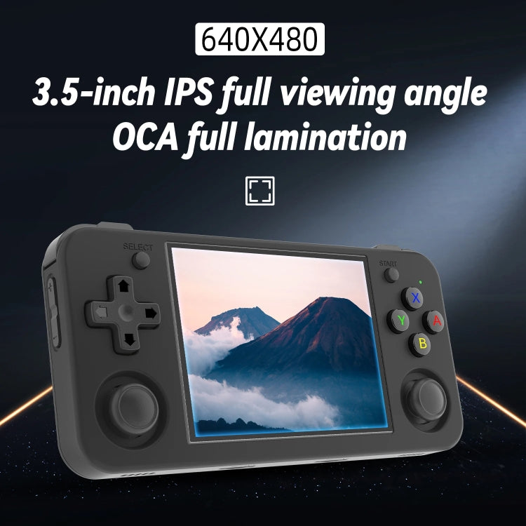 ANBERNIC RG35XX H Handheld Game Console 3.5 Inch IPS Screen Linux System 64GB+128GB(Transparent White) - free shipping - PMC TechLife - Order now!