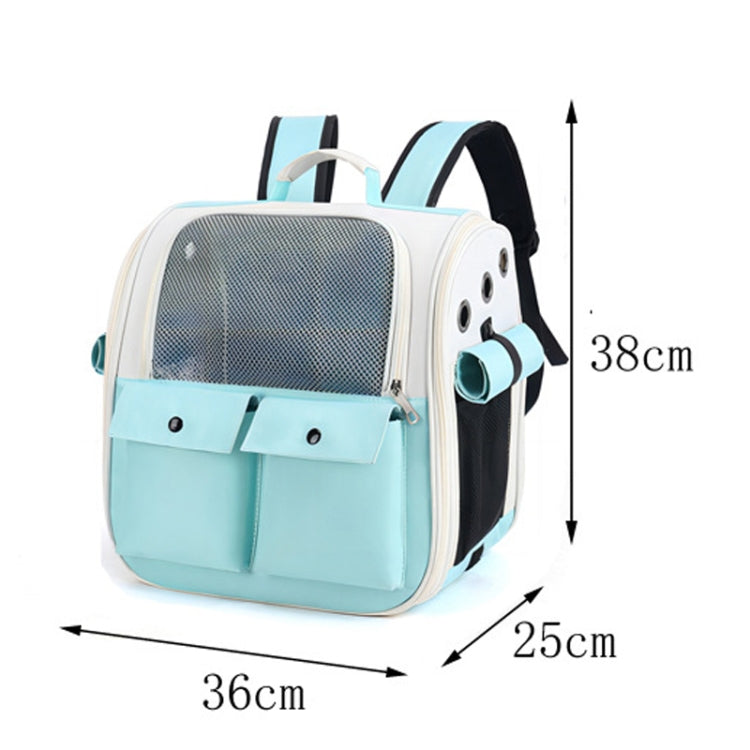 Breathable Square Cat Backpack Foldable Outdoor Portable Pet Bag(Model 4 Gray) - Pet Bags by PMC TechLife | Online Shopping South Africa | PMC TechLife | Buy Now Pay Later Mobicred