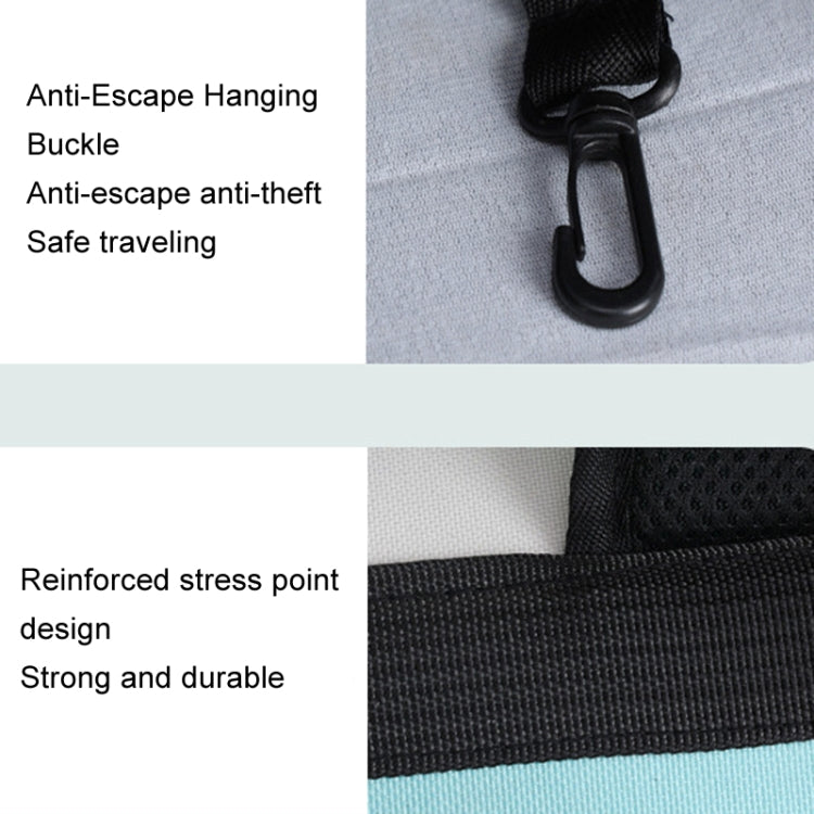 Breathable Square Cat Backpack Foldable Outdoor Portable Pet Bag(Model 4 Gray) - Pet Bags by PMC TechLife | Online Shopping South Africa | PMC TechLife | Buy Now Pay Later Mobicred