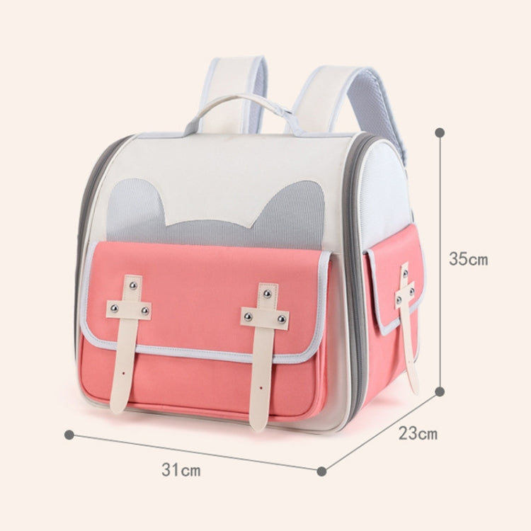 Outdoor Cat Backpack Large Capacity Breathable Pet Bag(Model 7 Green) - free shipping - PMC TechLife - Order now!