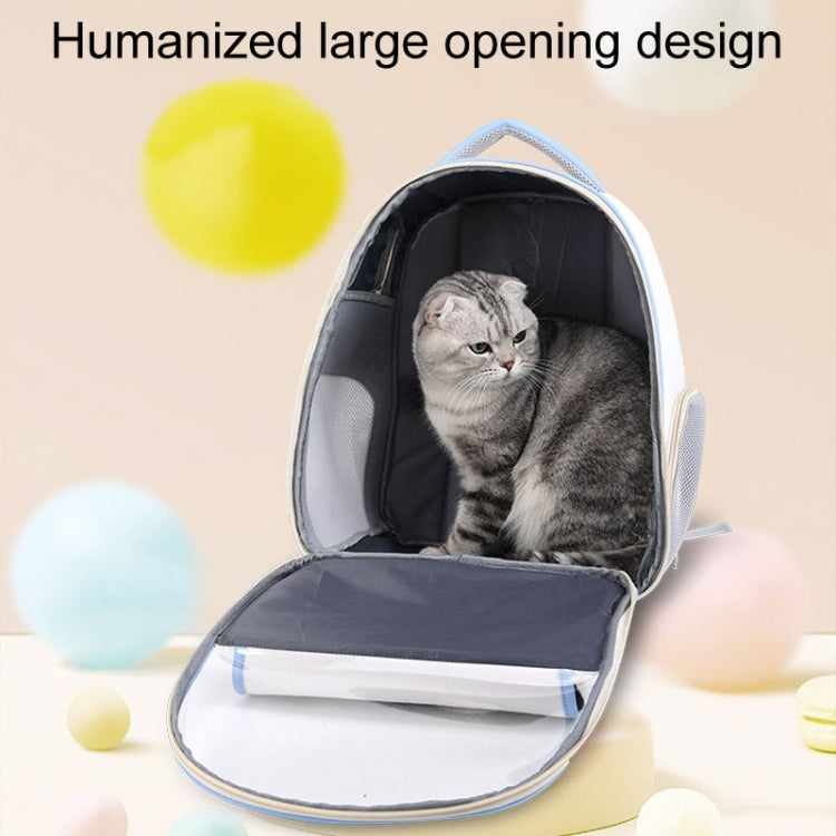 PU Pet Bag Cats And Dogs Outing Carrying Capsule Double Shoulder Backpacks(Model 6 Pink) - Pet Bags by PMC TechLife | Online Shopping South Africa | PMC TechLife | Buy Now Pay Later Mobicred