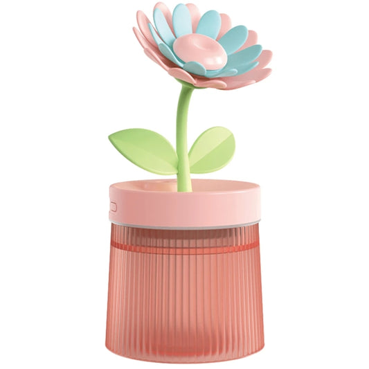 Flower Spray Hhydrating Colorful Atmosphere Light USB Aromatherapy Humidifier, Color: Sunflower Pink - Air Purifiers & Accessories by PMC Jewellery | Online Shopping South Africa | PMC Jewellery | Buy Now Pay Later Mobicred