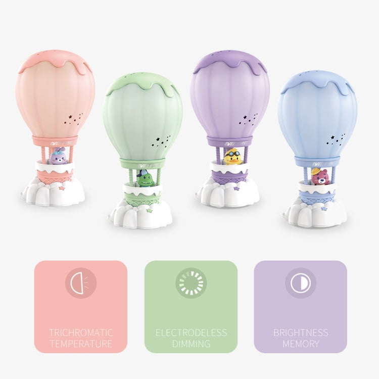 Cartoon Balloon Shape USB Charging Eye Protection LED Night Light Bedroom Reading Table Lamp, Color: Blue - Bedside Light by PMC TechLife | Online Shopping South Africa | PMC TechLife | Buy Now Pay Later Mobicred