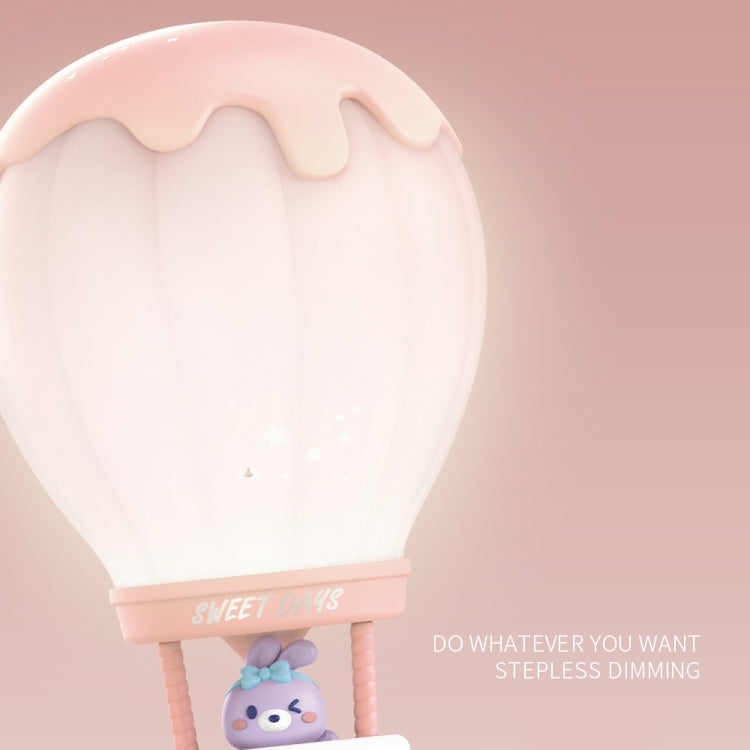 Cartoon Balloon Shape USB Charging Eye Protection LED Night Light Bedroom Reading Table Lamp, Color: Pink - Bedside Light by PMC TechLife | Online Shopping South Africa | PMC TechLife | Buy Now Pay Later Mobicred