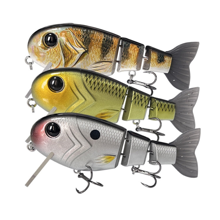 With Tongue Plate 3 Section Bionic Fish Lua Sea Fishing Freshwater Universal Floating Fake Bait(LK088-04) - Fishing Lures by PMC TechLife | Online Shopping South Africa | PMC TechLife | Buy Now Pay Later Mobicred