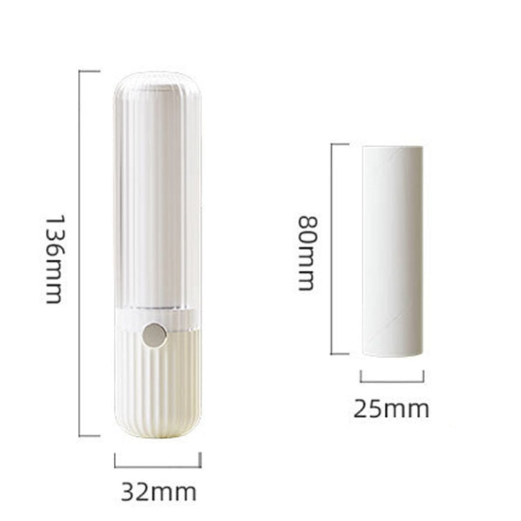 Portable Replaceable Clothing Hair Sticker Household And Pet Hair Removal Tool(White) - Sponges, Cloths & Brushes by PMc TechLife | Online Shopping South Africa | PMc TechLife | Buy Now Pay Later Mobicred
