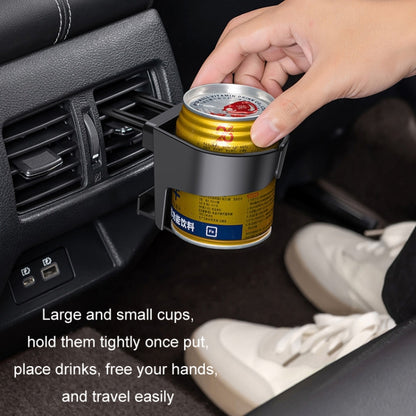 Multifunctional Car Air Conditioner Outlet Cup Holder Ashtray(Black) - Car Drink Holders by PMC Jewellery | Online Shopping South Africa | PMC Jewellery