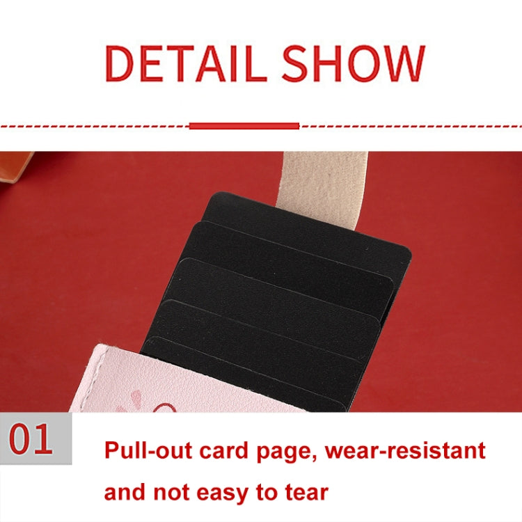 Pull-out Multi-card Slot ID Card Holder  Large Capacity Cartoon Card Bag, Color: Bear - Card & Passport Bags by PMC TechLife | Online Shopping South Africa | PMC TechLife