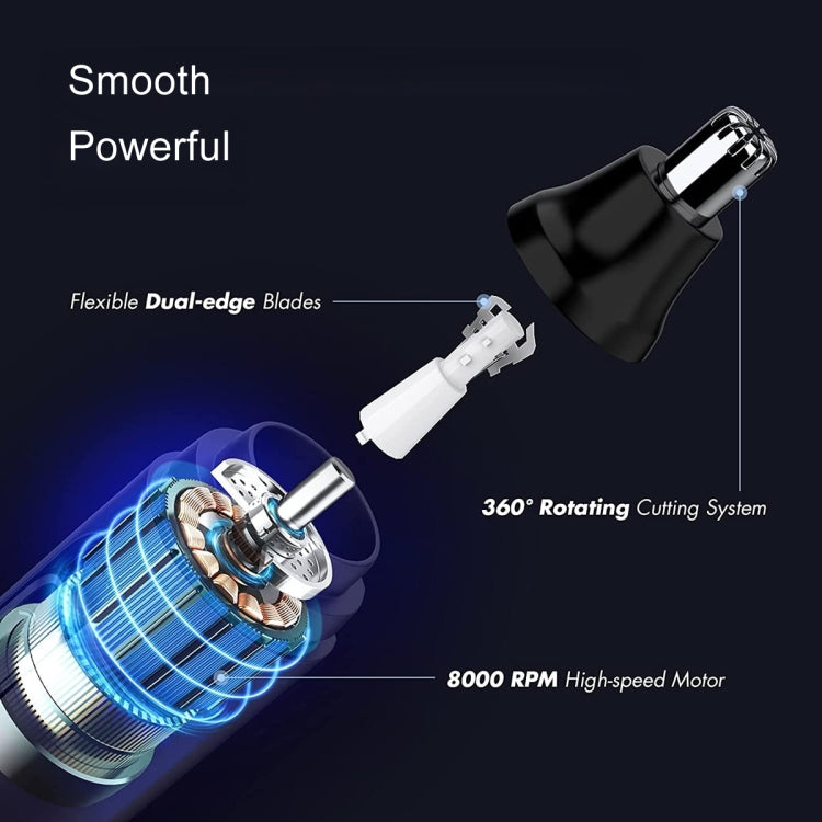 SPORTSMAN Men Electric Nose Hair Cutter, Size: USB Charging(Black) - free shipping - PMC TechLife - Order now!