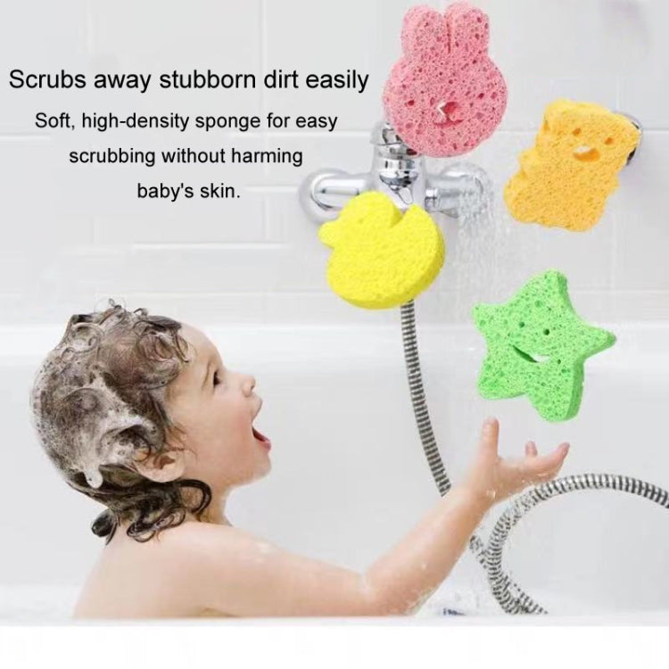 Baby Bathing Wood Pulp Sponge Cute Cartoon Soft Bath Sponge Bath Scrubber, Model: Bear - Bath Brushes & Sponges by PMc TechLife | Online Shopping South Africa | PMc TechLife | Buy Now Pay Later Mobicred
