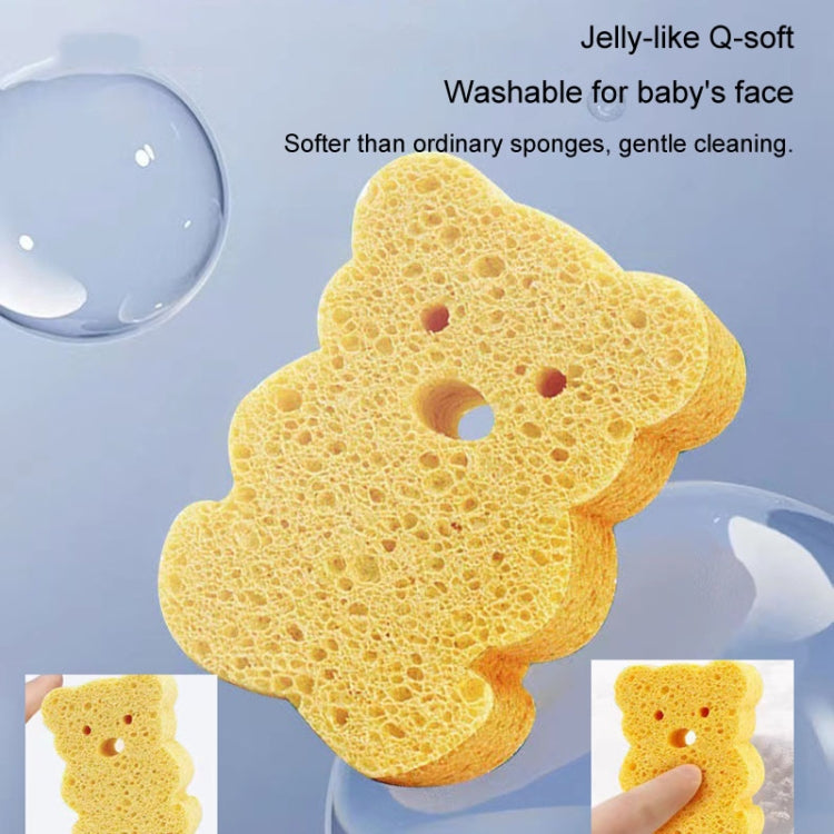 Baby Bathing Wood Pulp Sponge Cute Cartoon Soft Bath Sponge Bath Scrubber, Model: Bear - Bath Brushes & Sponges by PMc TechLife | Online Shopping South Africa | PMc TechLife | Buy Now Pay Later Mobicred
